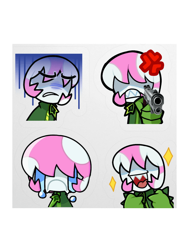 Nub Emotes Stickers product image (1)