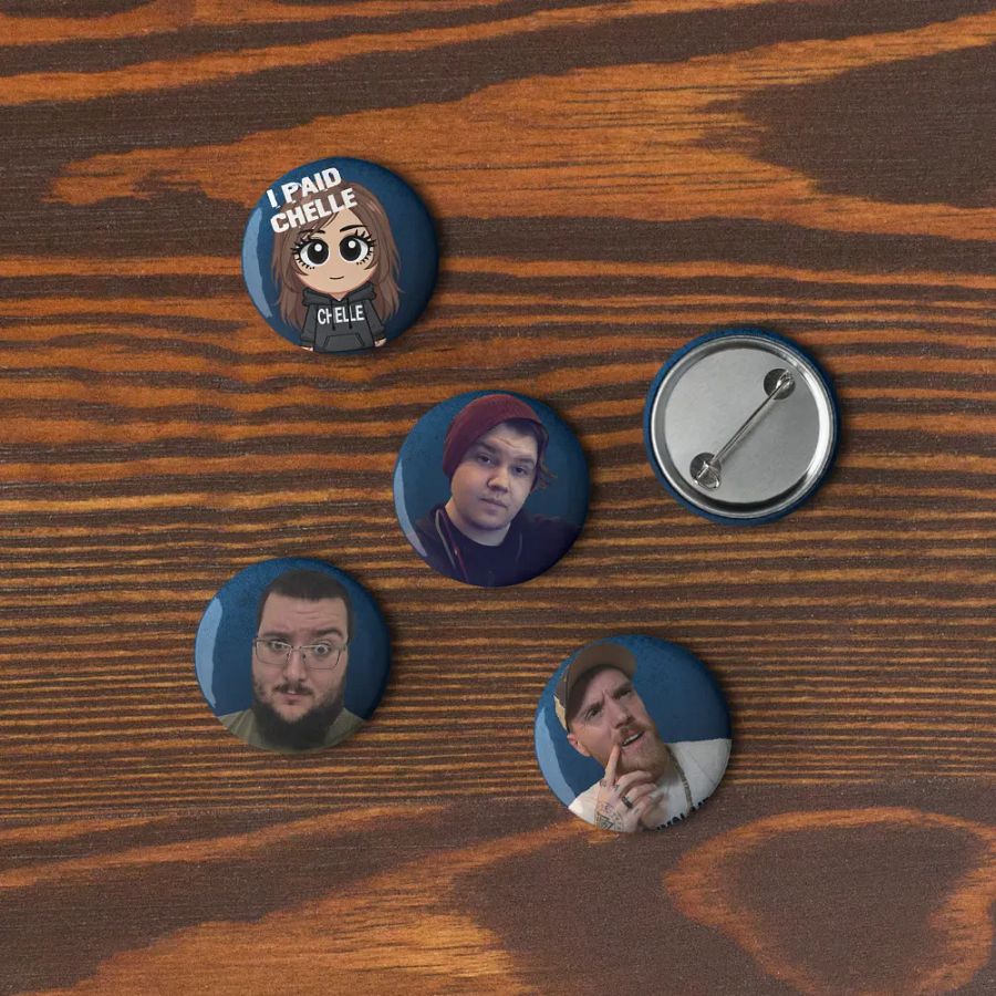 Insanity Developing Gang Button Pin Set product image (8)