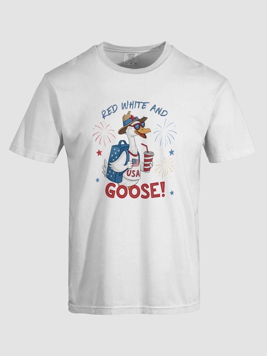 Funny Patriotic Goose USA T-Shirt product image (3)