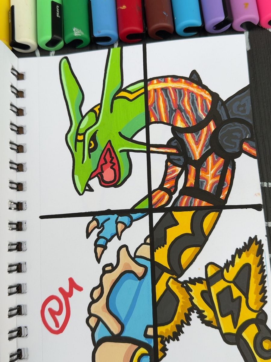 Rayquaza in 4 elements product image (1)