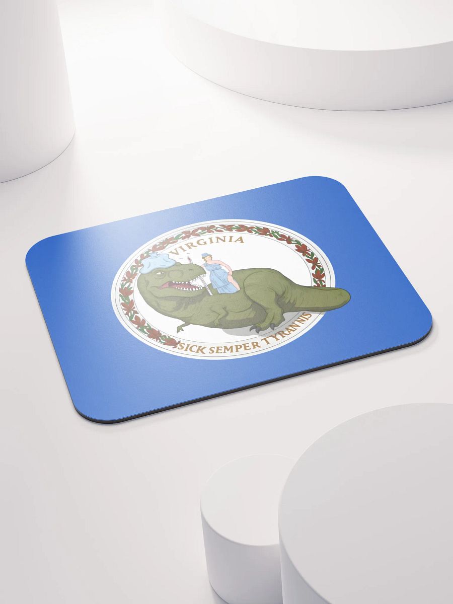 Virginia Flag - Sick Tyrannosaurus Rex Edition Mouse Pad product image (4)