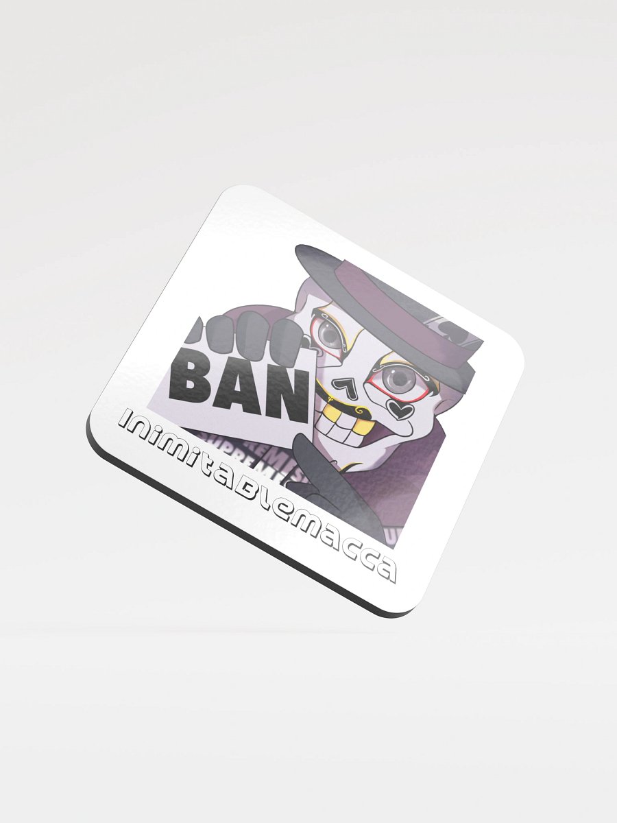 Macca's Ban Emoji on a coaster! product image (1)