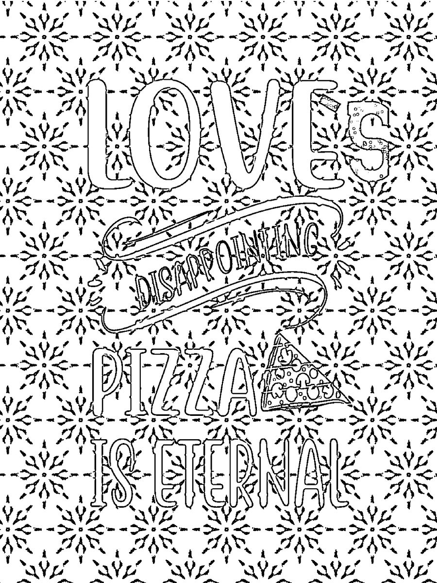 Valentine Quotes Coloring Book for Singles-Cupid Rhymes with Stupid: Funny Anti Celebration Love Slogans to Color product image (3)