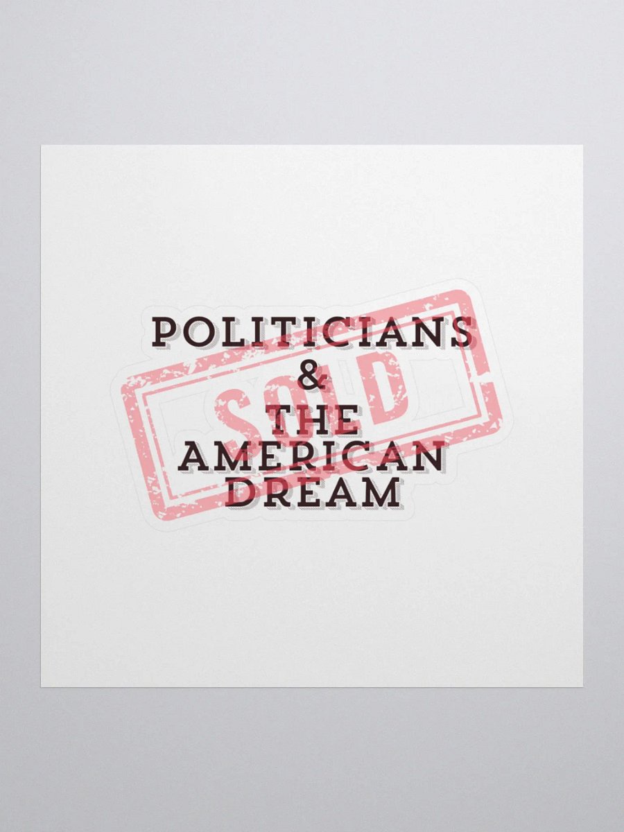 The American Lie - sticker product image (1)