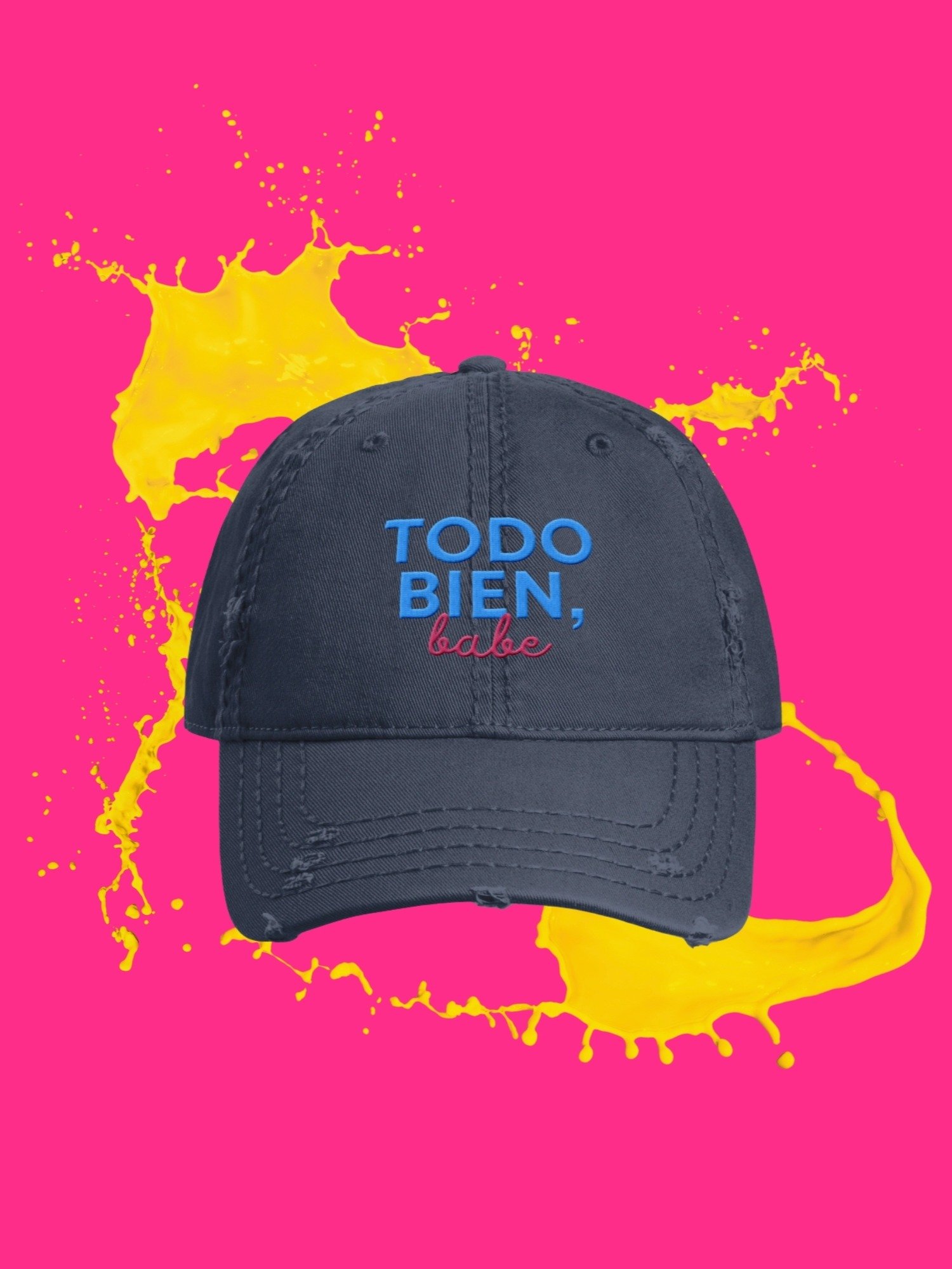 "Todo Bien, Babe" Distressed Hat product image (1)