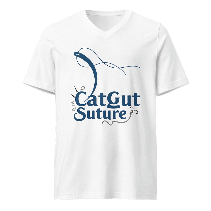 Cat Gut Suture Logo V-Neck Tee product image (1)
