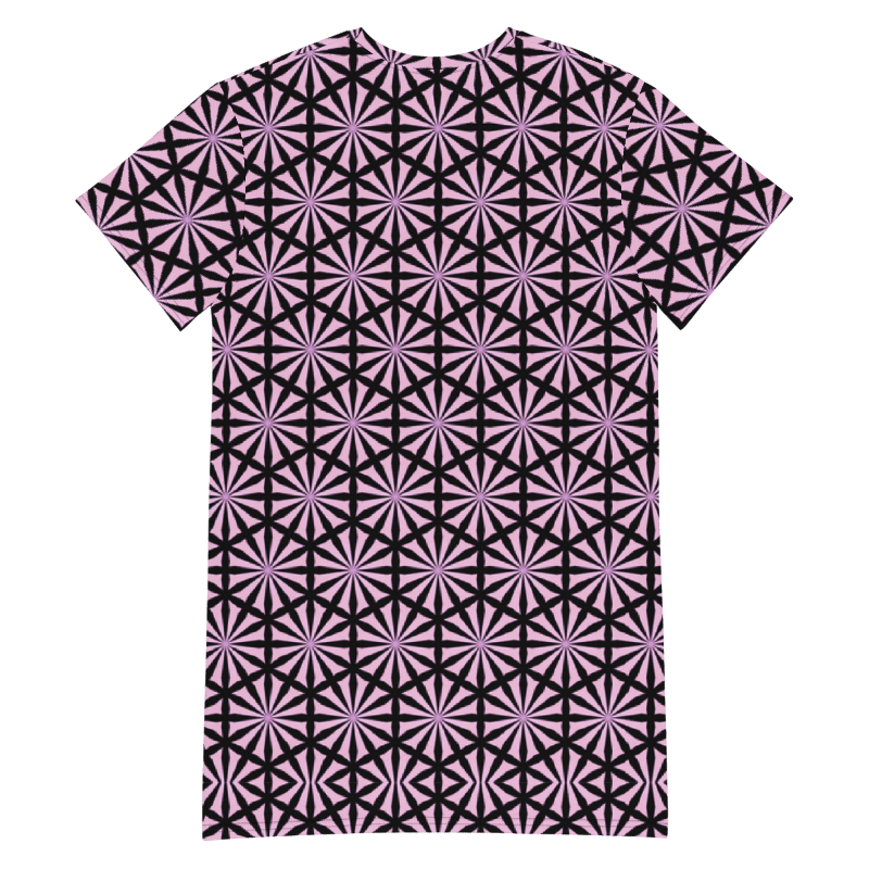 Abstract Shapes and Angles T Shirt Dress product image (11)