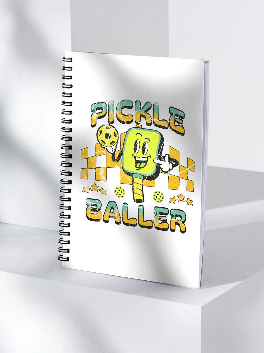 Pickle Baller Pickleball Spiral Notebook product image (1)