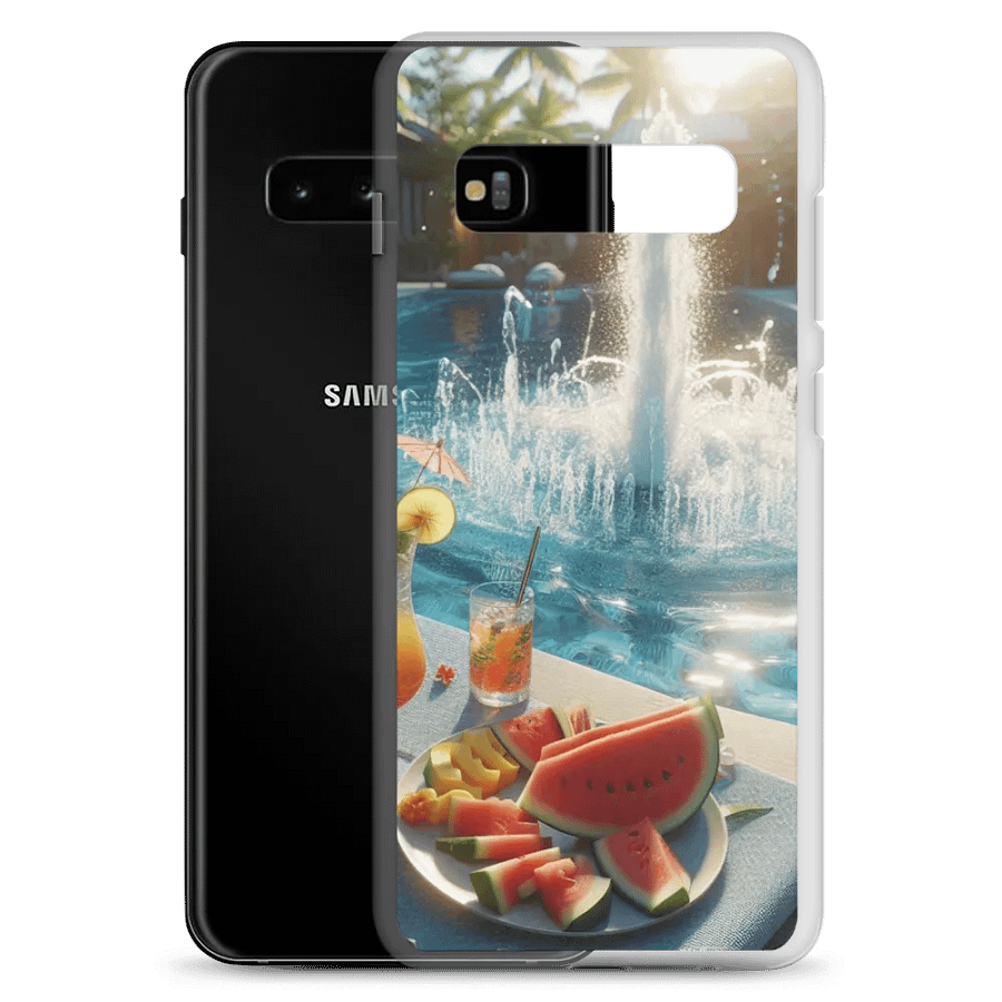 Tropical Paradise Samsung® Clear Case | AI Design product image (9)