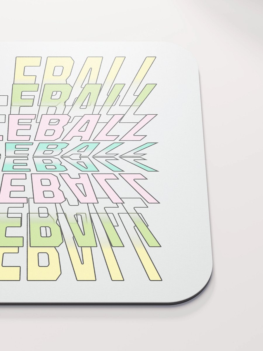Pickleball Stacked Reflective Mirage Mouse Pad product image (5)