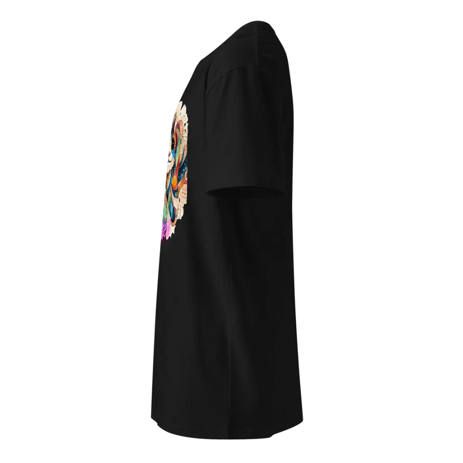 Kaleidoscopic Feline Aura T-Shirt product image (5)