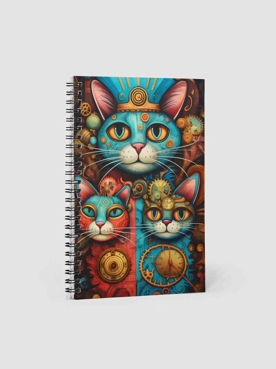 Steampunk Cats Spiral Notebook product image (1)