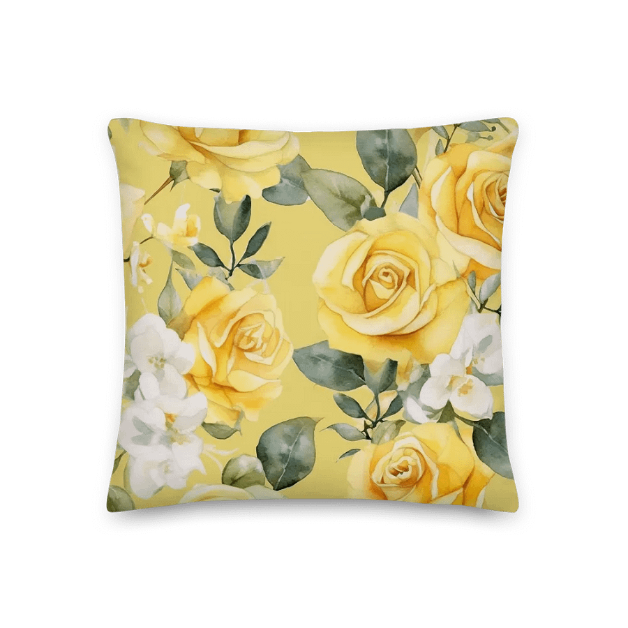 Golden Rose Glam: Decorative Pillow product image (1)