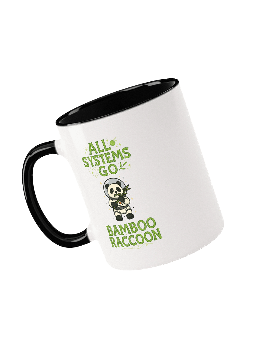 All Systems Go Bamboo Raccoon Accent Mug product image (5)