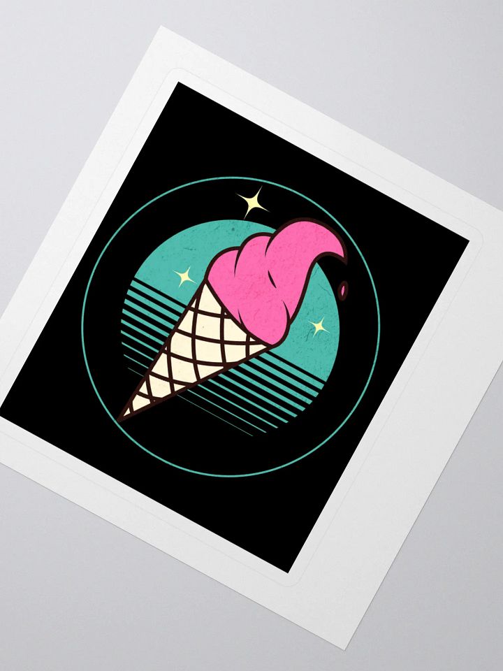 Vintage Ice Cream Cone Stickers product image (2)