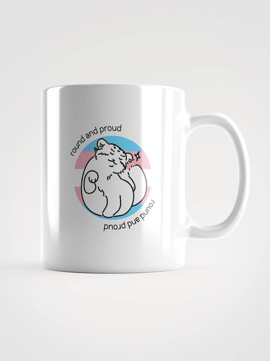 Round and Proud Manul Transgender Version - White Mug product image (2)