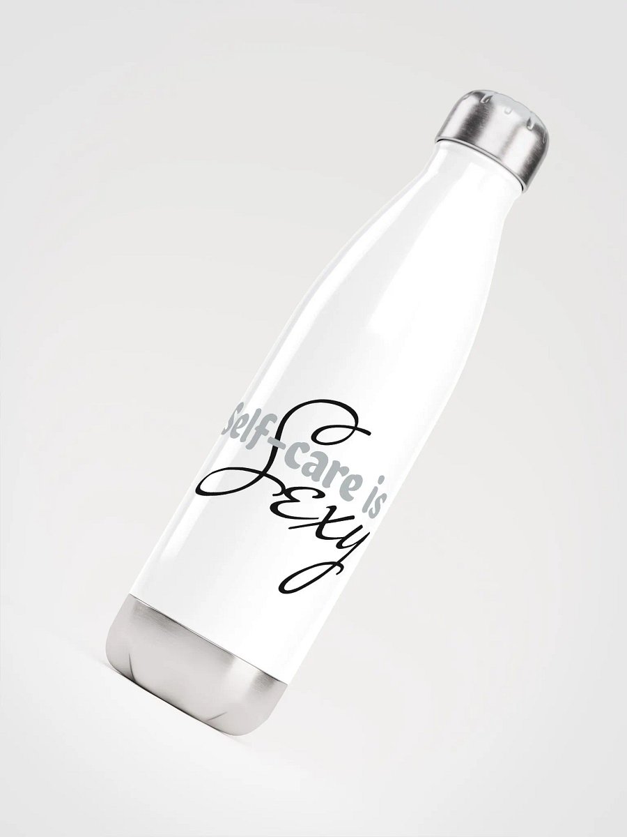 Self-care is sexy - White bottle product image (4)