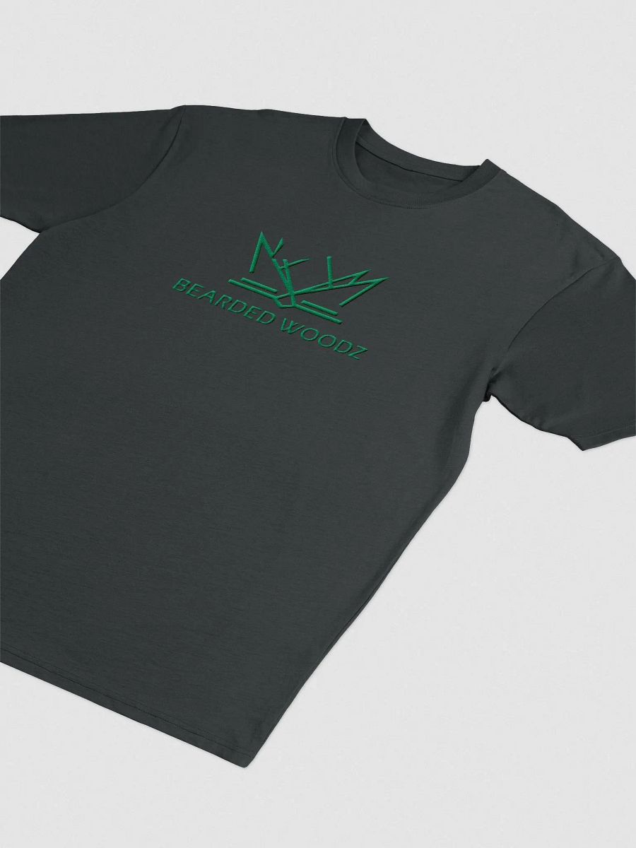 Men's Bearded Woodz T-Shirt (Green Embroidery) product image (5)