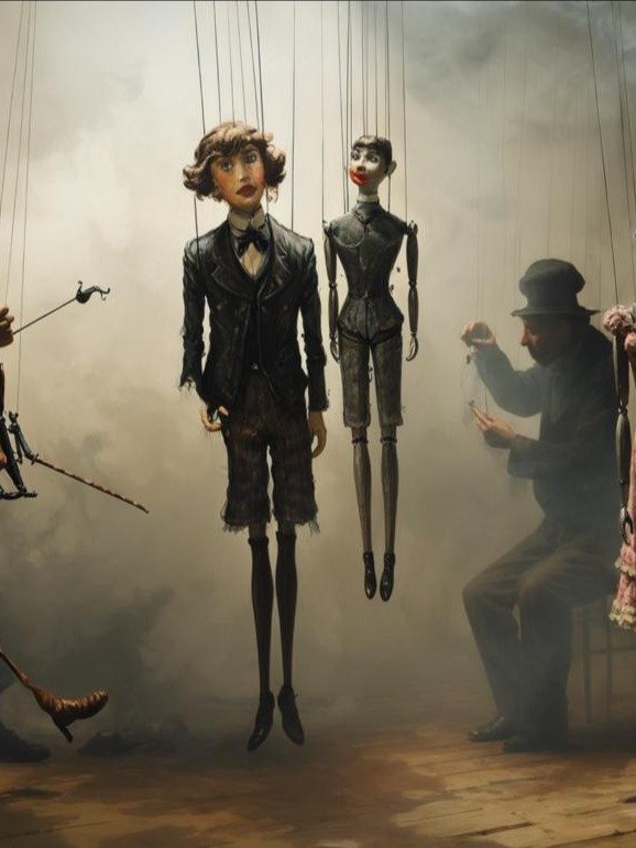 Colección Arte Digital Surrealista – 55 Imágenes de Marionetas y Poder product image (8)