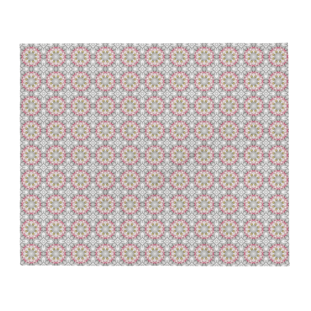Serene Bird and Blossom Pattern Blanket product image (2)
