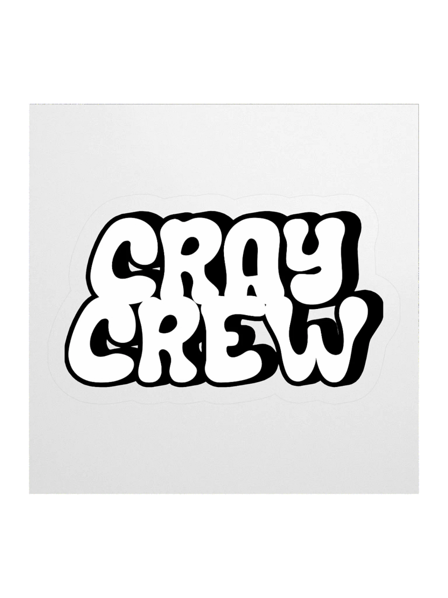 CRAY CREW Kiss Cut Stickers product image (2)