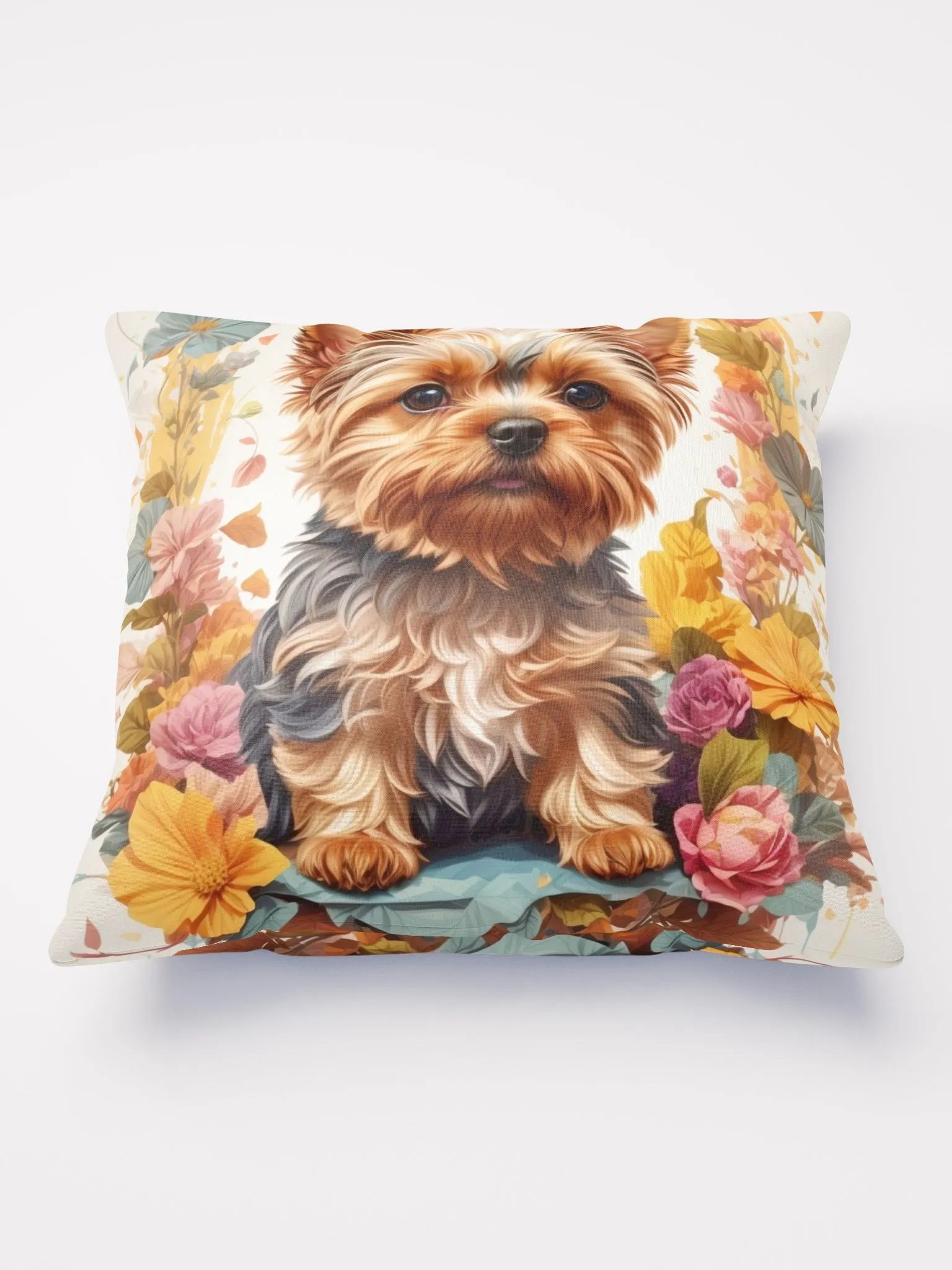 A Yorkshire Terrier in a Floral Whirl product image (1)