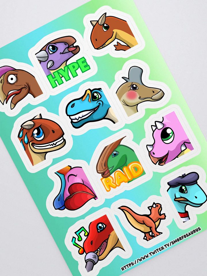 Emote Sticker Sheet product image (1)