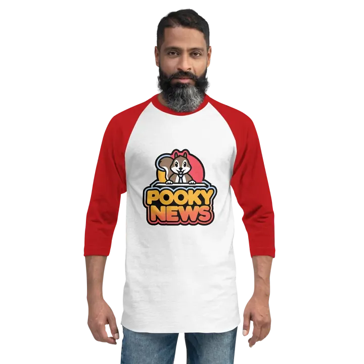 Pooky News ¾ Sleeve Raglan Tee product image (2)