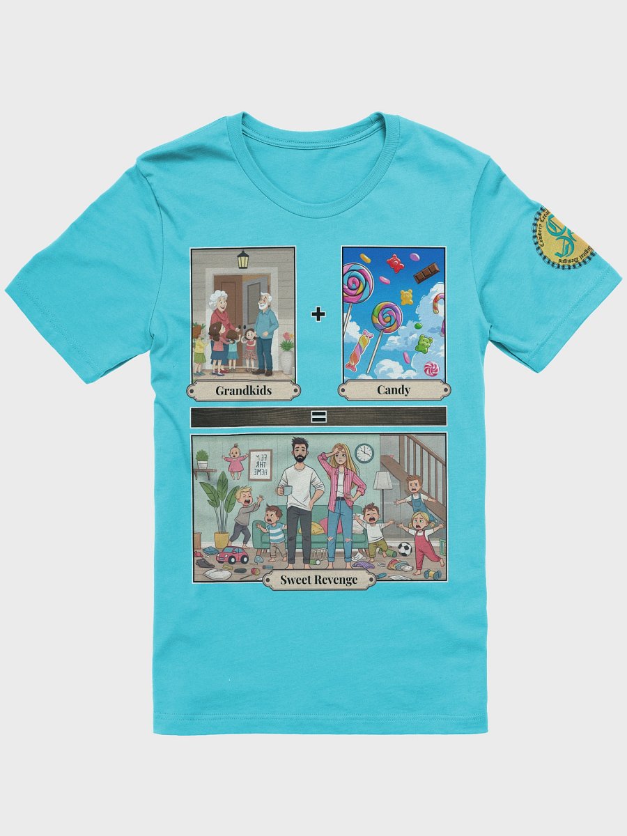 Grandkids + Candy = Sweet Revenge (Both) Bella+Canvas Supersoft T-Shirt Colors (6) product image (37)