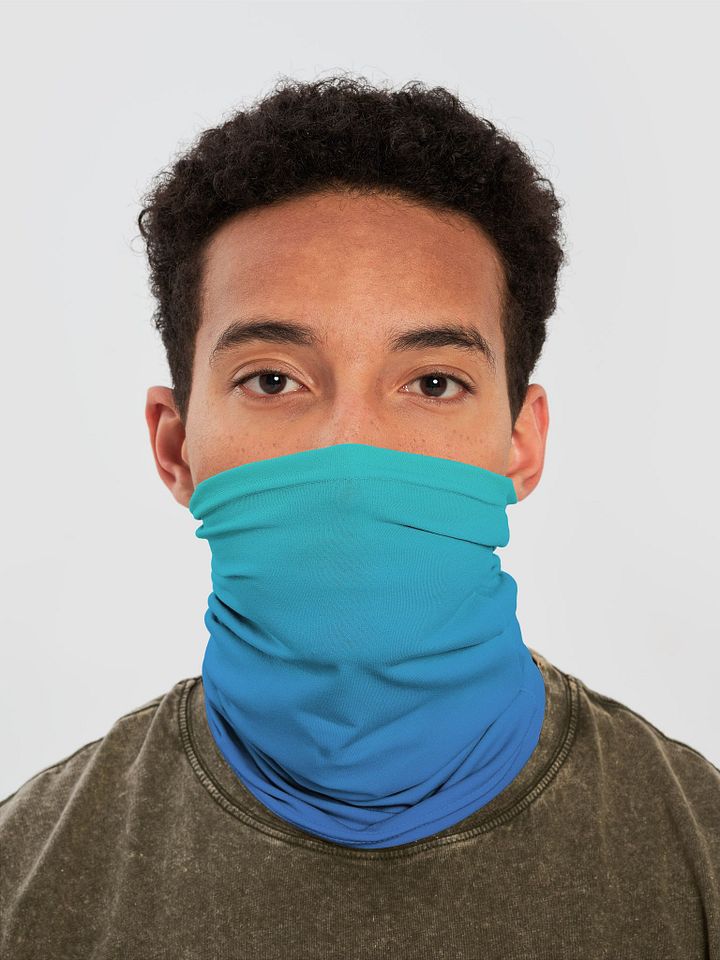 Gradient Blue Neck Gaiter product image (1)