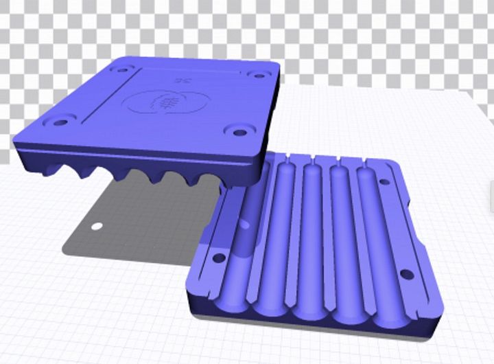 3D Printable Files - RoundCap Stackable Cannagar Molds product image (1)