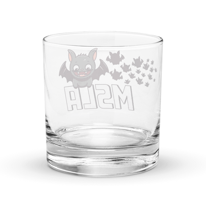 MSLA Halloween Bat - Rocks Glass product image (2)