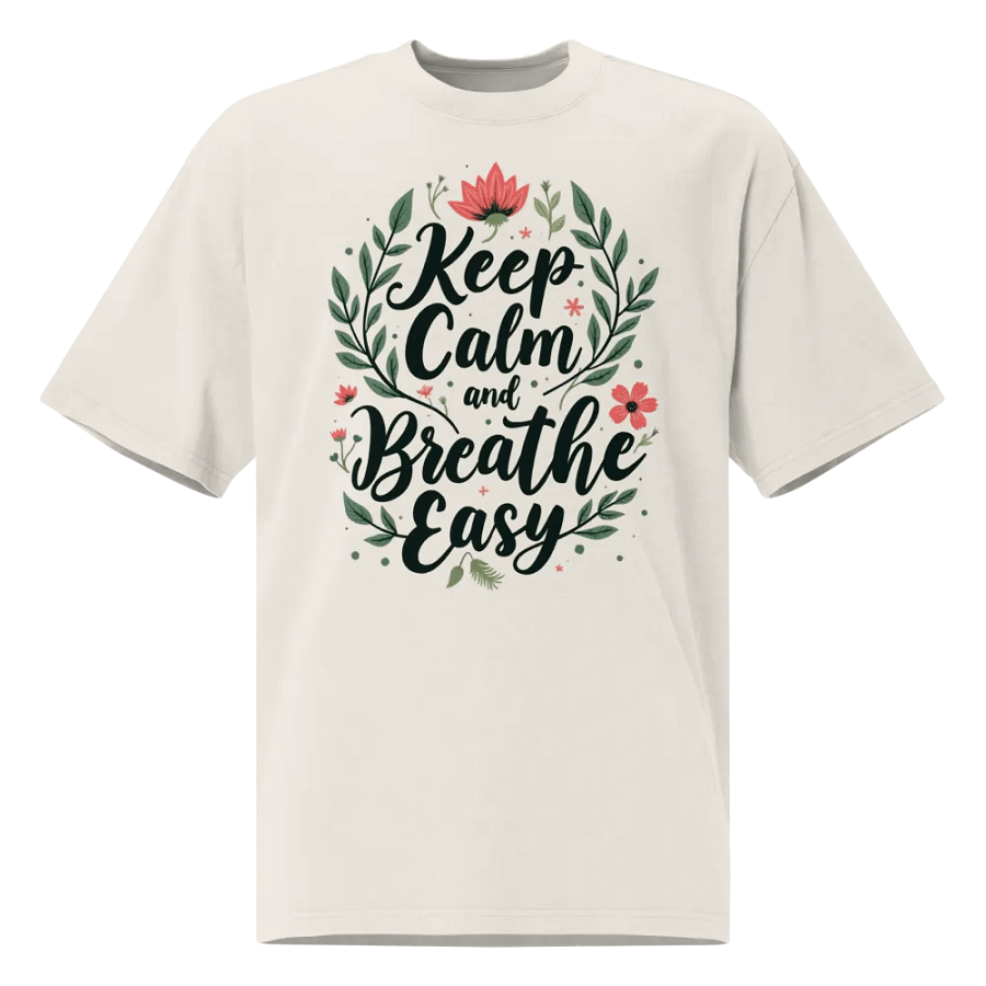 Keep Calm and Breathe Easy Design product image (1)