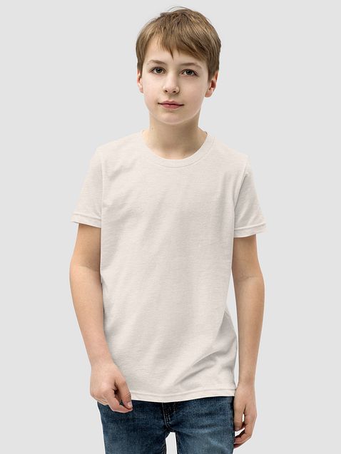 Photo showing Bella+Canvas Youth Short Sleeve T-Shirt