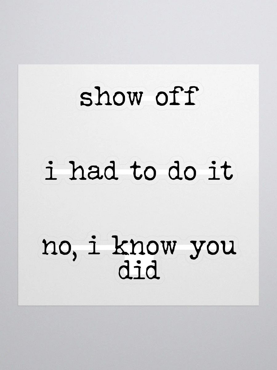 I Had to Do It Buddie Quote 3 pk Stickers product image (1)