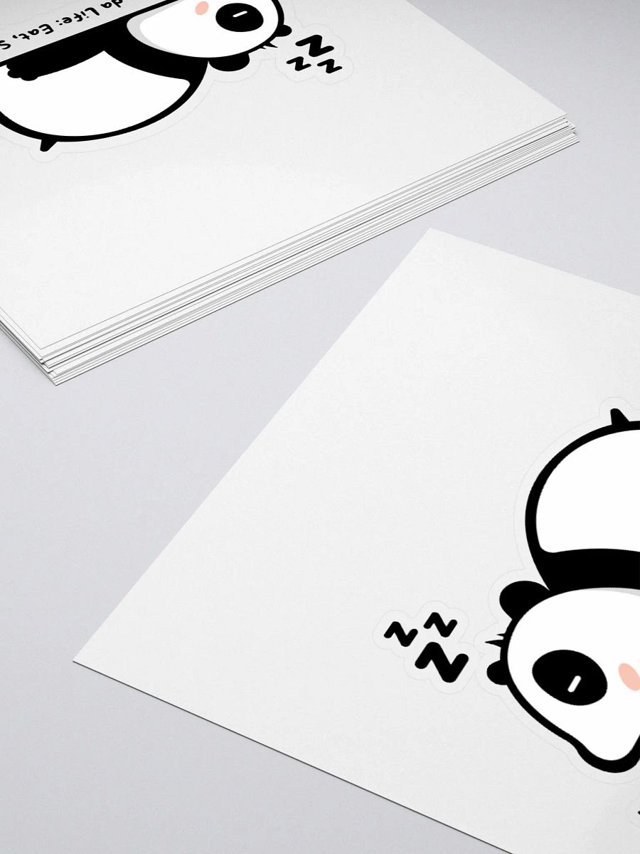 Living That Panda Life: Eat, Sleep, Repeat Sticker product image (11)