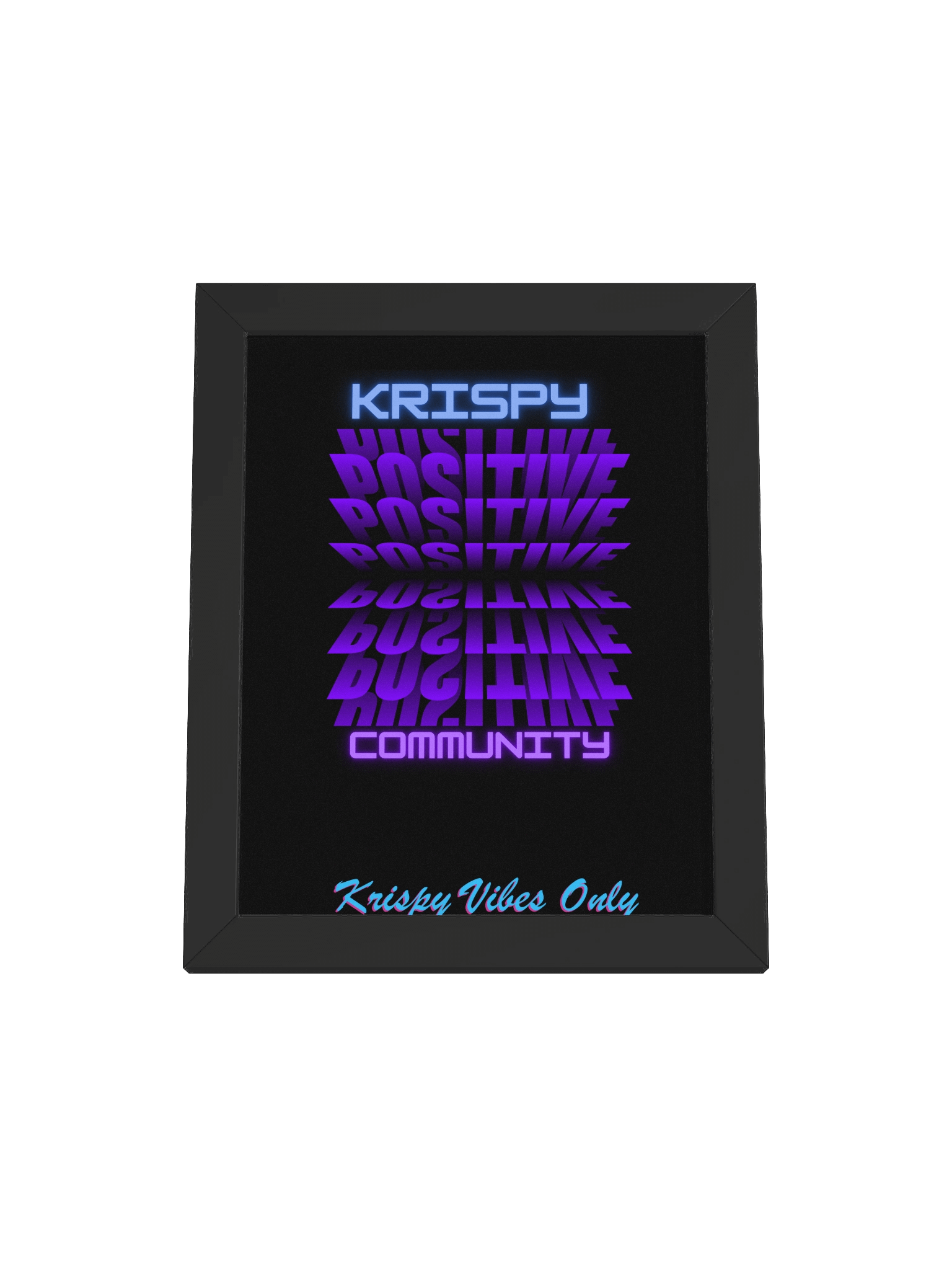 Krispy Positive Vibes Poster product image (1)