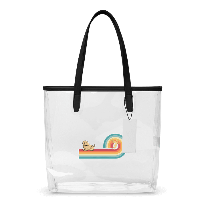 Rainbow Fairy Clear Tote Bag product image (1)
