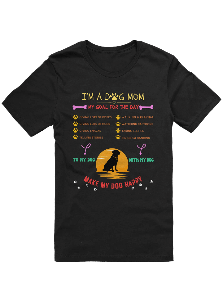 Dog Mum Dog Lover T- Shirt product image (1)