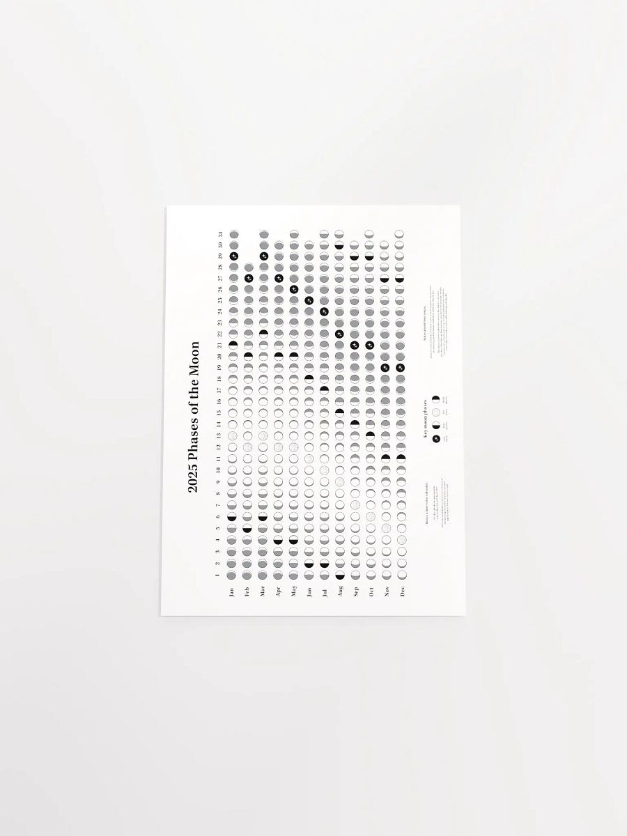 2025 Phases of the Moon - Poster product image (5)