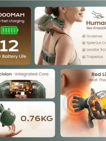 Relaxing massager for the neck and back product image (5)