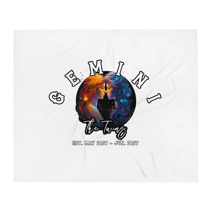 Gemini - Zodiac Throw Blanket product image (1)