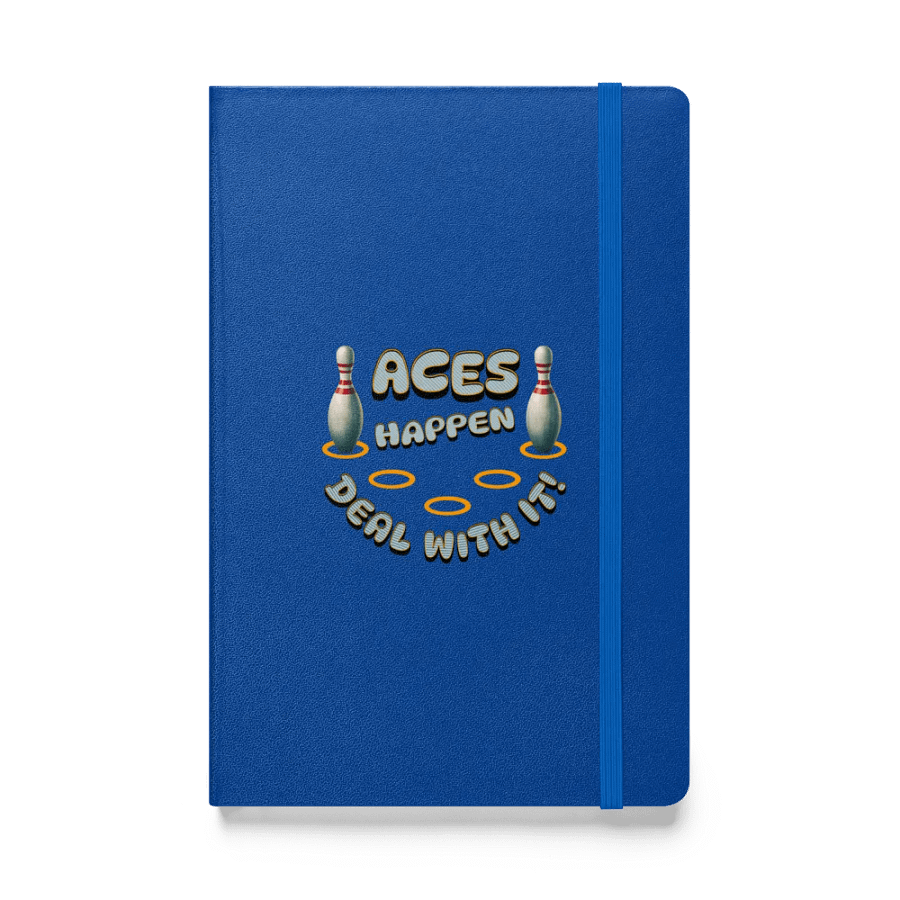 Aces Happen Deal With It Hardcover Notebook product image (1)