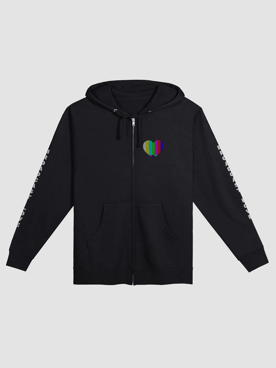 BROADCAST LOVE ZIP UP HOODIE product image (1)