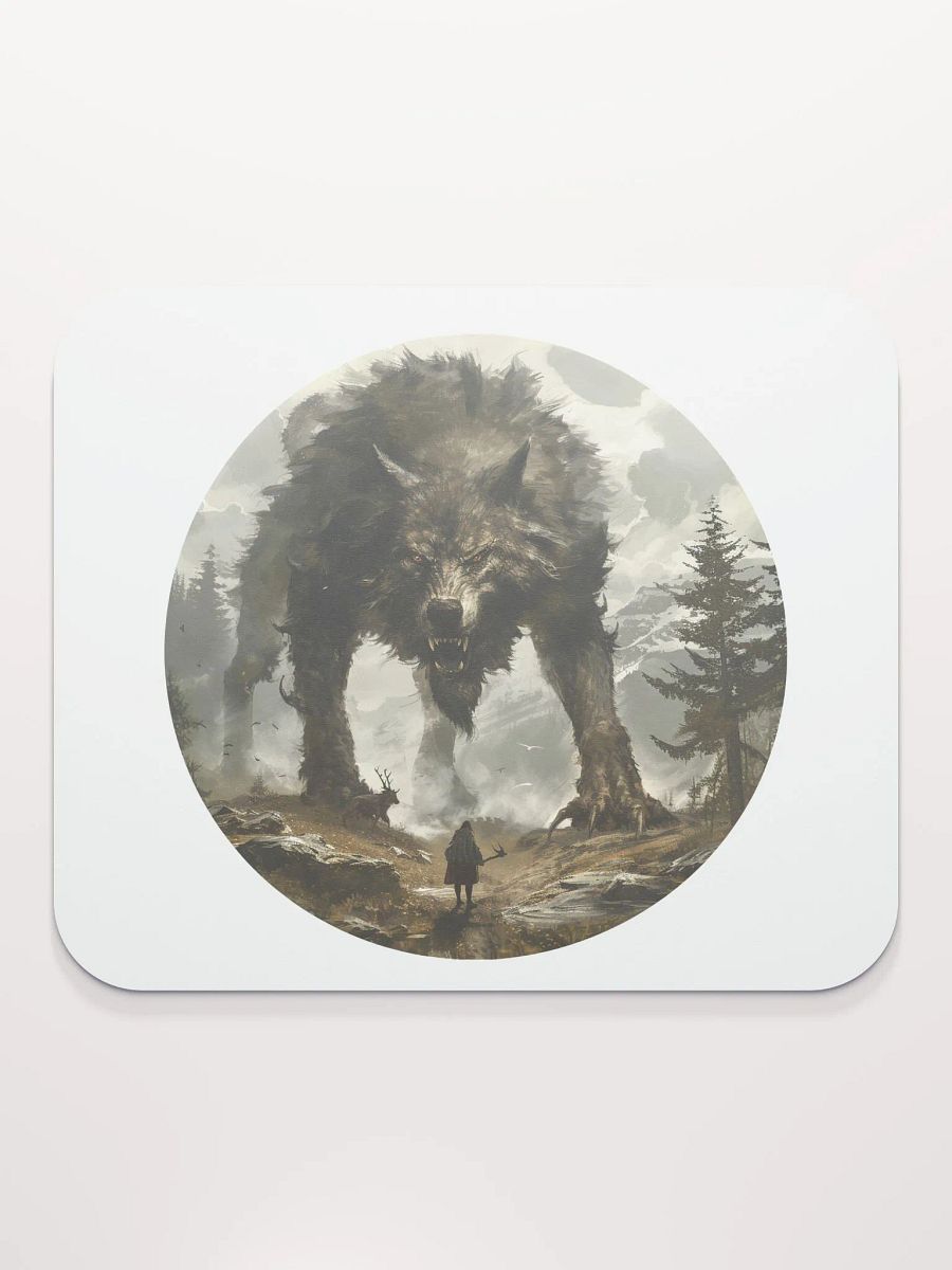 Fenrir - The Monstrous Wolf of Norse Mythology Mouse Pad product image (2)