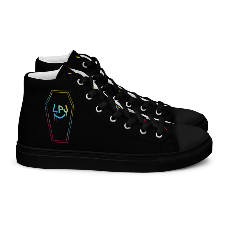 LPJ Black Canvas Hi-Top Shoes product image (3)
