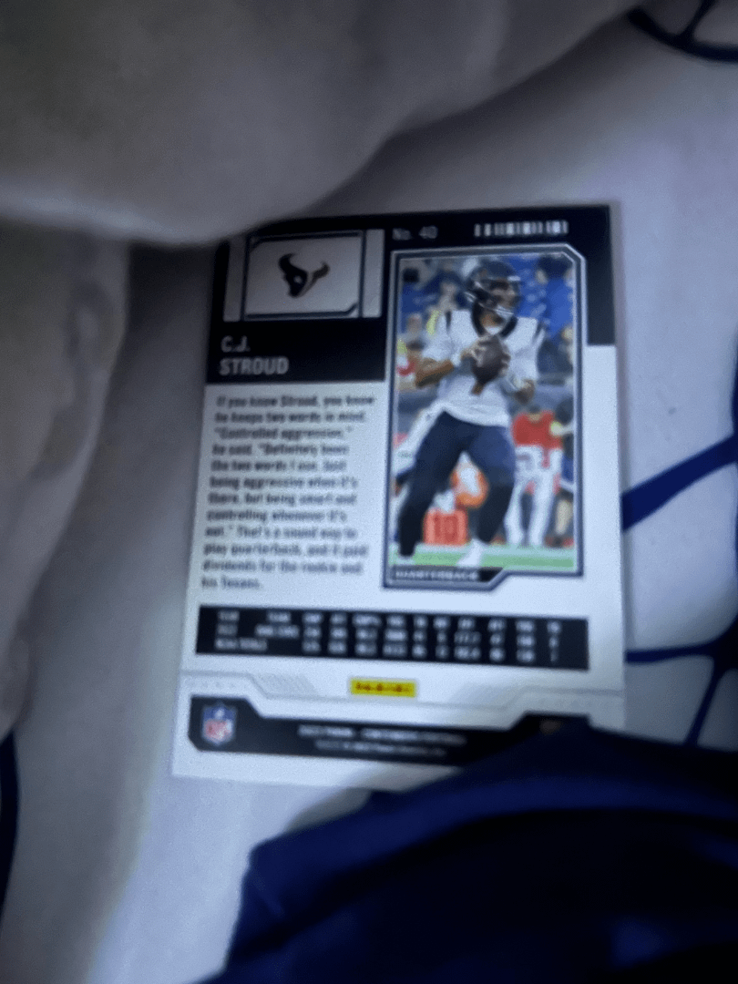 Rookie CJ Stroud Contenders( 20% off due to discount) product image (2)