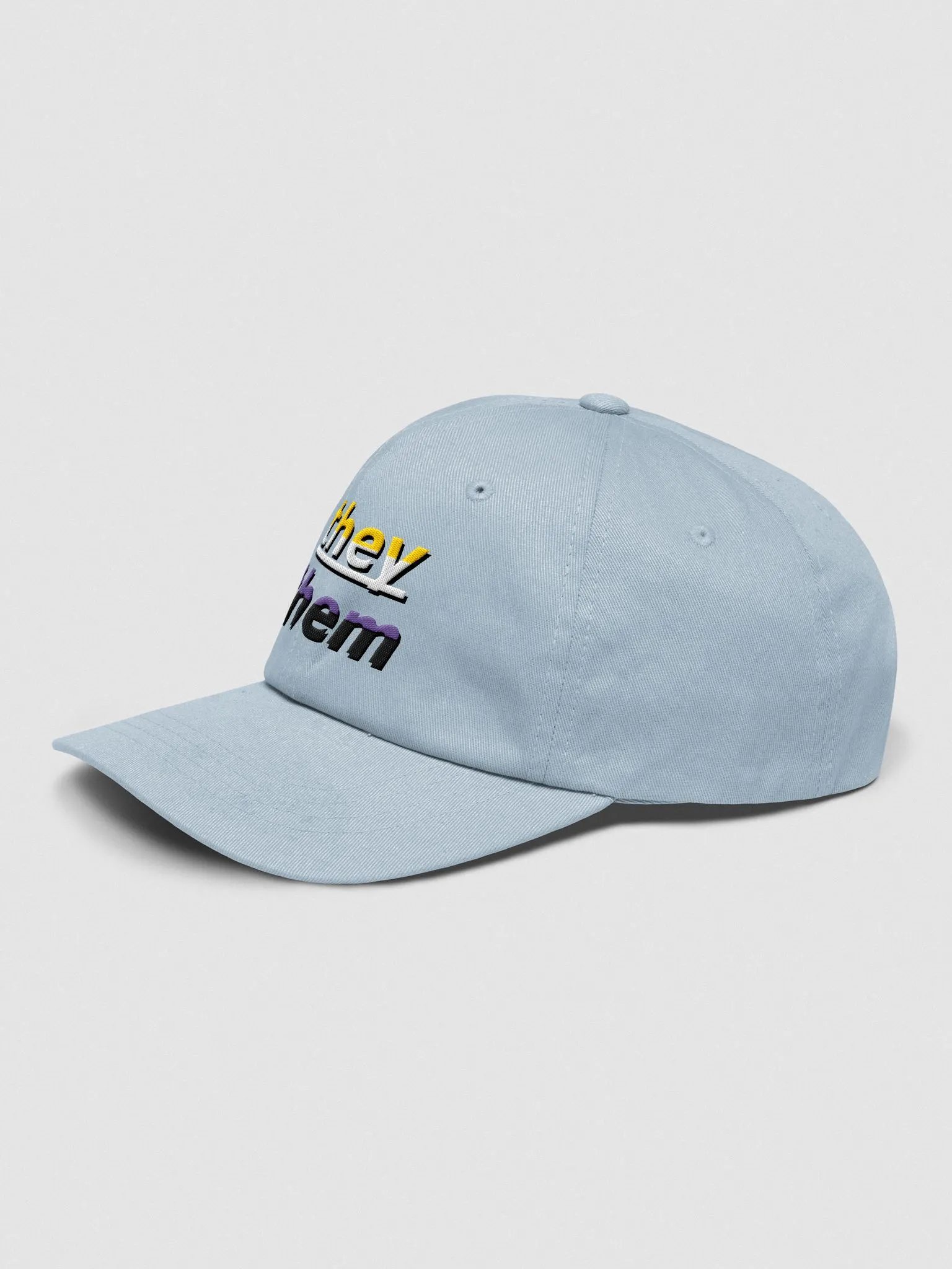 Pronouns: They/Them Non-Binary Dad Cap product image (10)