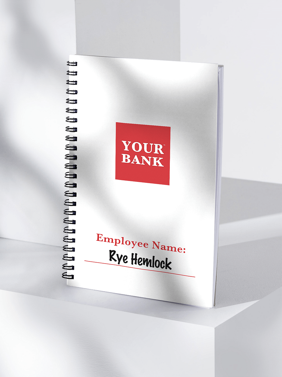Your Bank Employee Notebook product image (4)