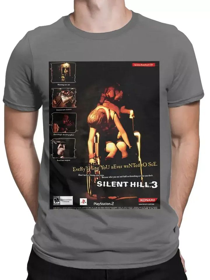 Summer Men Women's Horror Game Silent Hill 3 Shirt Apparel Never Want to Lose 10 product image (1)
